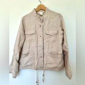 C & C California Soft Light Pastel Linen jacket S